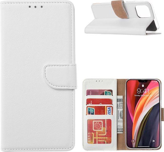 BixB iPhone 12 Pro Max Case with Card Holder - White