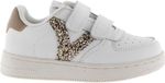 VICTORIA Meisjes Sneakers Wit/Goud - Maat 25