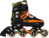 SFR Pixel patins à roulettes réglables pour enfants, taille 29-33, orange-noir