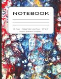 Notebook: College Ruled Lined Paper | 8.5 x 11 Fluid Cell Cover | For Students, Researchers, and Professionals in Life Sciences, Medical, Art and Design