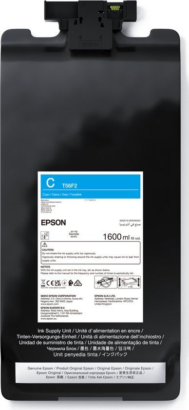 Epson C13T56F200 Inktcartridge Origineel Cyaan