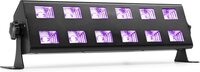 BeamZ BUV263 - LED Blacklight Bar - 12 x 3W UV LEDs - Black