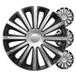 VERSACO 6858 Enjoliveurs argent, 16 pouces