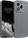 kwmobile metallic telefoonhoesje van TPU - geschikt voor HONOR 400 Lite - Flexible case voor smartphone - In metallic grijs
