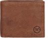 Hide & Stitches Paint Rock Portemonnee - 100% Leer - Cognac