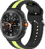 Wigento Samsung Siliconen armband voor Galaxy Watch 9 / 8 / 8 Classic, tweekleurig design