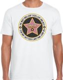 Bellatio Decorations T-shirt voor heren - Uncle/Oom - Wit - S