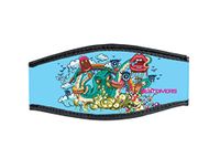 Best Divers IN/Pop-DV maskerarmband van neopreen, dubbele klittenbandsluiting, popart