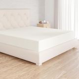Amazon Basics Microvezel hoeslaken, beige, 200 x 200 x 30 cm