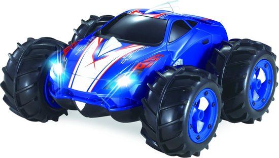 Wonky Monkey Amfibie Stunt Car RC Blauw
