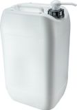 Claudius Cosmetics B.V. Jerrycan 25 Liter | Wit | Kunststof | Inclusief dop