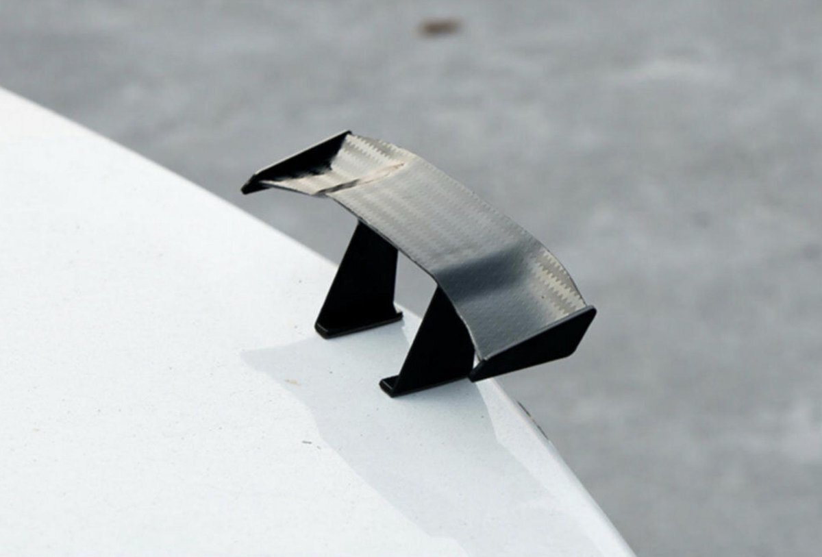 automotive accessories Mini spoiler - Car kit - Carbon fiber look