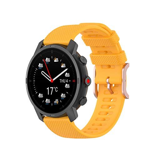 KW® Tiggo 22mm horlogeband voor Polar Grit X/Vantage M, siliconen horlogeband polsband, vervangende armband polsband polsband voor Polar Vantage M2/Garmin Venu 2/Amazfit GTR 47mm