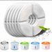 BZMD UG Fontaine à eau pour chat - Jeu de filtres - Charbon actif et filtre à résine - Blanc - 6 pièces