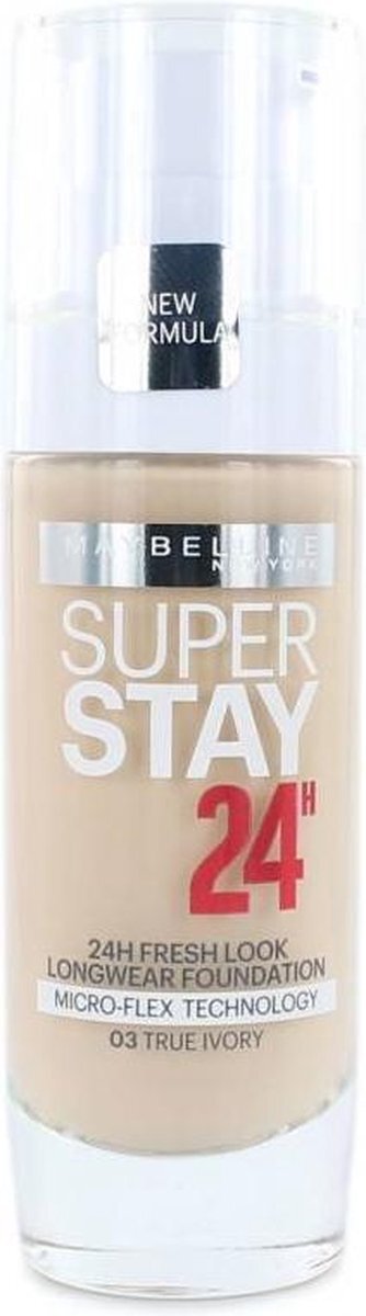 Maybelline New York SuperStay 24H Foundation - 03 True Ivory