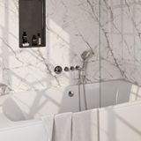 Brauer Chrome Carving Thermostatische Inbouw Badkraan Badvulcombinatie