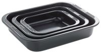 Set van 3 bakvormen, staal met aluminium coating, anti-aanbak, inhoud: 1,6 / 3,6 / 7,4 liter