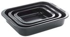 Set van 3 bakvormen, staal met aluminium coating, anti-aanbak, inhoud: 1,6 / 3,6 / 7,4 liter