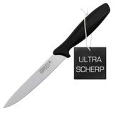 Rockingham Forge 12,5 cm Universeel mes - Lichtgewicht scherpe roestvrijstalen keukenmessen met zwart handvat