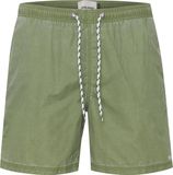 Blend Zwemshort Heren Groen Effen Elastiek Koordsluiting Polyamide