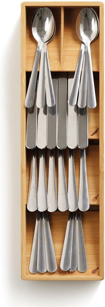 Joseph Joseph DrawerStore Bamboe Bestek Organiser - bruin