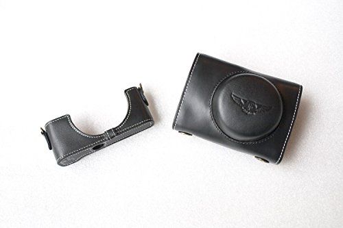 TP Handgemaakte Echt Lederen Full Camera Case Bag Cover voor SONY RX100 M5 M2 M3 M4 Mark II III IV V Zwart Kleur