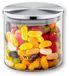 Wilmax Pot 600 ml avec couvercle en Inox - Transparent