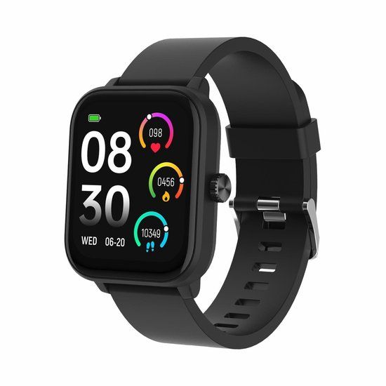 Denver SWG155 Smartwatch - GPS - Hartslagmeter - 100 sportmodi - Saturatiemeter - Volledig Belfunctie - Zwart