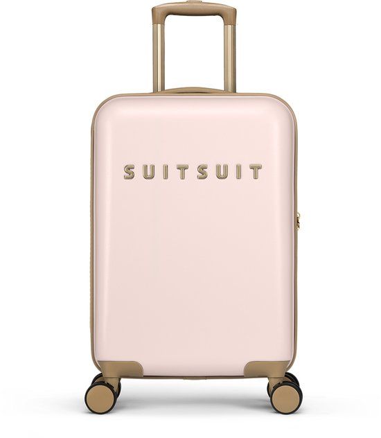 SUITSUIT Fusion Handbagage Koffer 55x35x20 - Rose Pearl - TSA Cijferslot - 33L