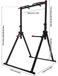 Station de traction et de dips pour usage domestique