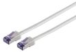 S-CONN Patchkabel Cat. 6A Flex S/FTP, câble LAN, gris, 0,15 m