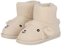 Apollo kindersloffen - schaap - wit - pantoffels - met antislip - voor kinderen - teddystof 29-30