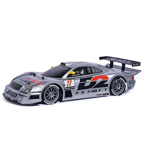 tamiya 47437 Mercedes-Benz 1:10 MB CLK-GTR 1997 (TT-01E), afstandsbediening auto, RC voertuig, modelbouw, bouwpakket voor montage, hobby, knutselen