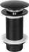 Differnz Design Bouchon de vidange Mat Noir – Pop-up – Ø 63mm – Mix & Match – Grande vis
