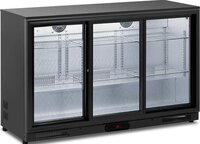 Royal Catering Dranken koelkast - 318 l - - Zwart, gepoedercoat staal zwart