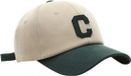 LGT JWLS Lookinggoodtoday Strapback Pet Letter C - Beige & Groen