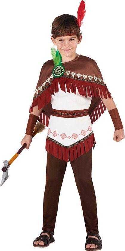 Boland - Native Dakota Costume Boy (7-9 years) - Kids - Indian - Native American - Western