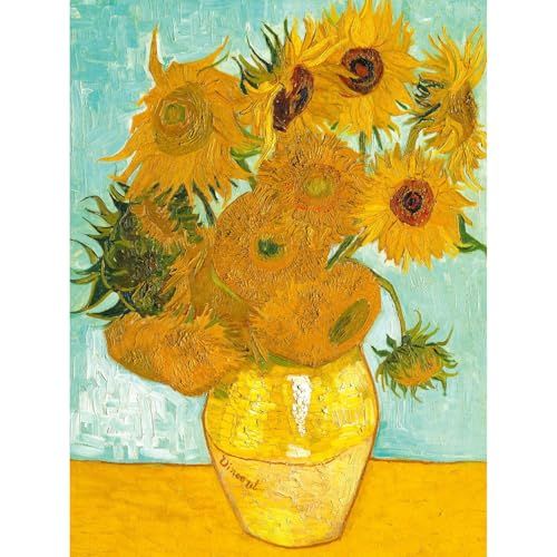 Ravensburger - Puzzel voor volwassenen - Puzzel van 1500 stukjes - Kunstcollectie - De Zonnebloemen/Vincent Van Gogh - Volwassenen en kinderen vanaf 14 jaar - Puzzel van hoge kwaliteit - 12000078