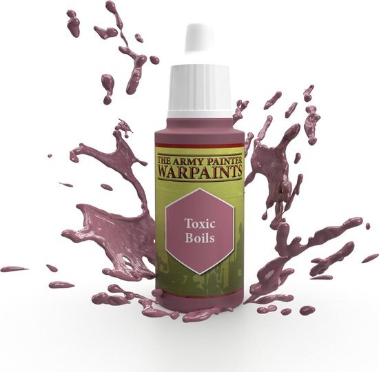 The Army Painter | Warpaint | Toxic Boils | Acrylic Non-Toxic Heavily Pigmented Water Based Paint for Tabletop Roleplaying, Boardgames, and Wargames Miniature Model Painting