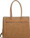 Zebra Trends Noa Laptoptas Dames - Werktas voor laptop tot 15,6 inch - Schooltas van Imitatieleder met ritssluiting - Camel