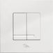 Ben Nemano Bedieningspaneel 16x16 cm glans wit