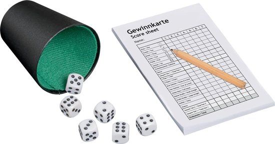 Philos Yahtzee - Standaard editie - Geluksspel - 20 minuten speeltijd - 3+ jaar