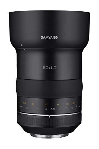 SAMYANG Samyang SYXP50-C XP 50mm f/1.2 High Speed Lens voor Canon EF met ingebouwde AE-chip, Zwart