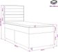 vidaXL Boxspringbed met matras, taupekleurig, 100 x 200 cm, gestoffeerd