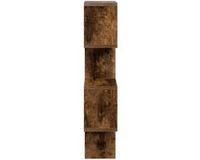 vidaXL Étagère murale chêne fumé 39 x 15 x 76 cm