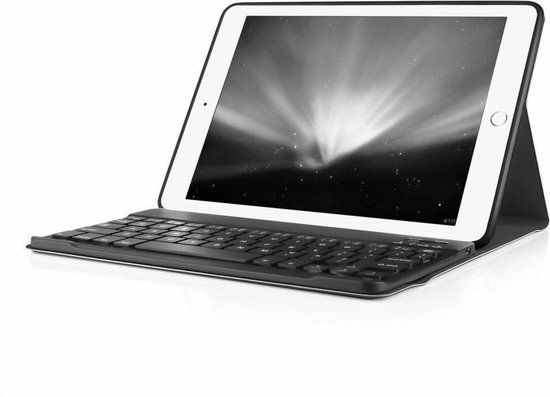 Merkloos iPadspullekes iPad 2018 hoes met afneembaar toetsenbord - 8719874790000