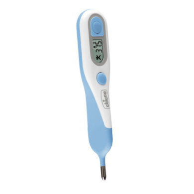 Chicco Digitale Koortsthermometer Easy 2 in 1 - Kleurrijk Blauw/Wit