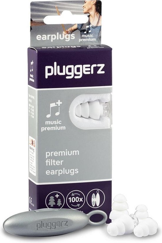 Pluggerz Earplugs Music Premium