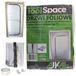 ToolSpace - Renovatiefolie Deur - Stofwerende Deur - Plastic Stofgordijn - Met Rits en Schilderstape