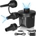Azomor® Pompe à air électrique pour usage intérieur et extérieur, Noir